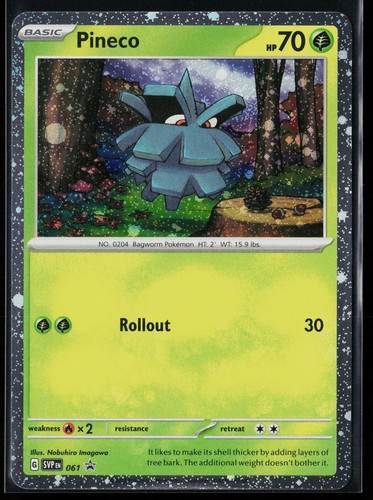 Pineco (Cosmos Holo) 061 Holofoil Promo Scarlet & Violet Promo Pokemon