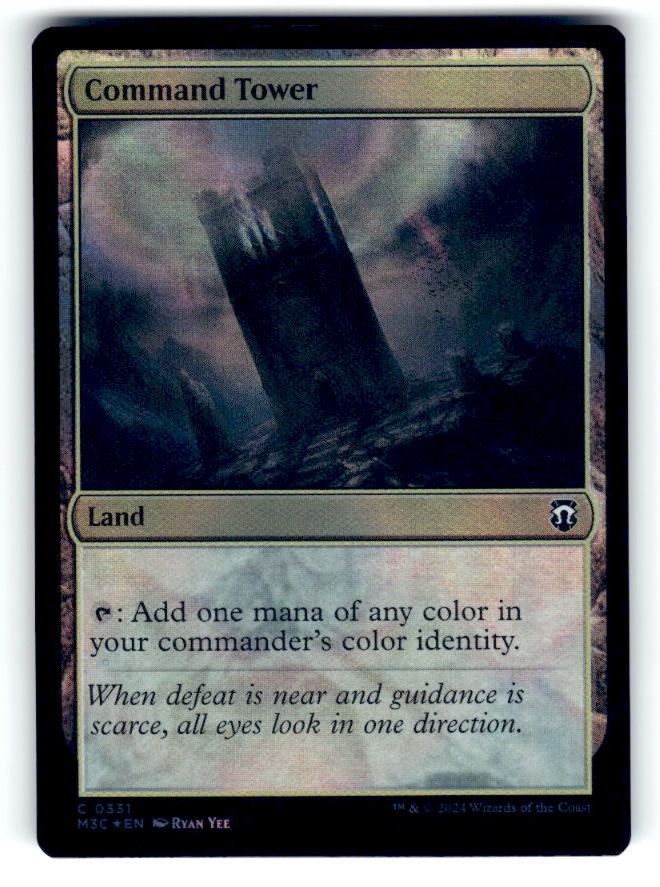 Commander: Modern Horizons 3 #331 Command Tower (Ripple Foil) Foil