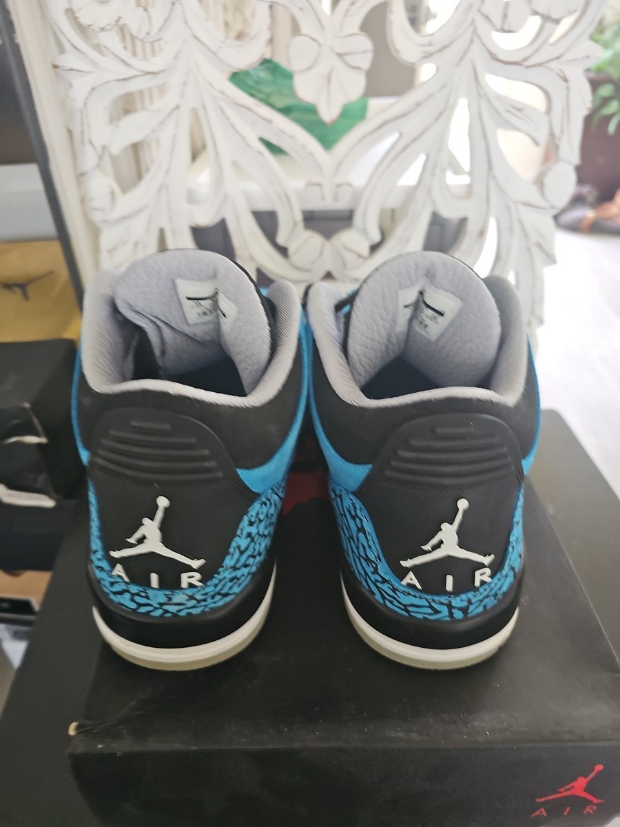 Nike Air Jordan 3 Retro Powder Blue Size 10M 136064-406 | eBay