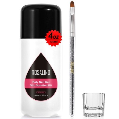 4oz Slip Solution for Poly Nail 120ml Extension Liquid Solution for Poly Nail...