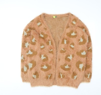 Brauner Cardigan Pullover Damen UK Größe M Farm