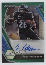 2021 Panini Prizm Draft Picks Green Jaret Patterson #DPA-JAR Auto 18la