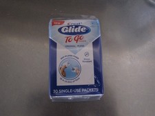 CREST GLIDE TO GO 30 SINGLE USE PACKETS FLOSS HTF RARE