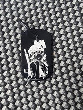 Anime Girl-BRAND NEW -LASER ENGRAVED METAL KEYCHAIN