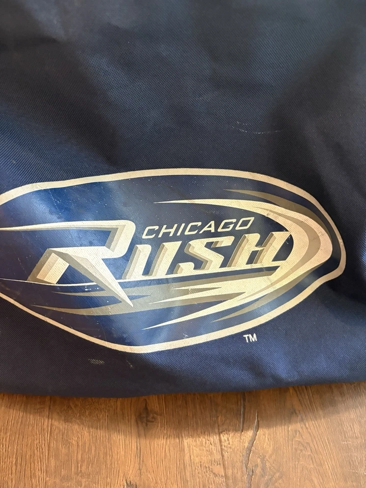Bolso de Lona Equipo Emitido por el Equipo Chicago Rush AFL Auténtico Usado en Excelente Condición Raro Foto 2 de 4