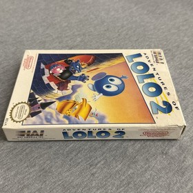 Adventures of Lolo 2 (Nintendo NES, 1990) w/ Box