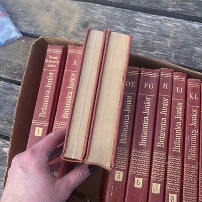 Complete Set Of 15 Britannica Junior Encyclopedia Books 1961 | eBay