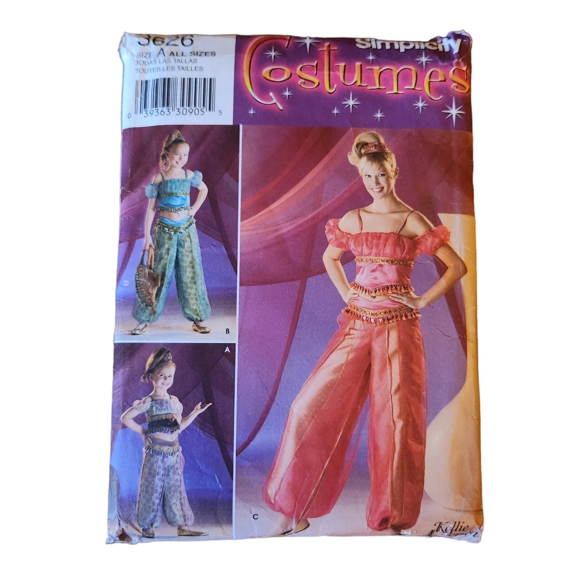 jasmine costume pattern products for sale | eBay