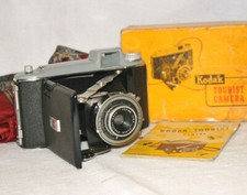 New Kodak Tourist Camera Box/ Instructions Folding Bellows 6x9-620 Film 1948-51