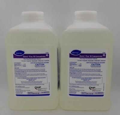 2 DIVERSEY OXIVIR FIVE 16 Concentrate  Disinfectant Cleaner 2.5L 4963331