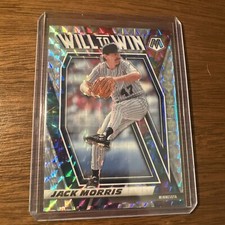 2021 Mosaic Will to Win Jack Morris Minnesota Twins #WTW2 Silver Prizm Burst