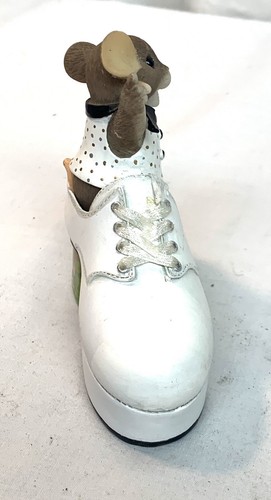 Charming Tails DISCO FEVER Fitz & Floyd White Shoe No Box - Picture 2 of 5