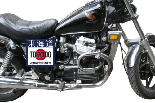 Étrier de protection TŌKAIDŌ L+R chrome Honda CX500C Custom CX650C étrier moteur bar - Photo 1/2