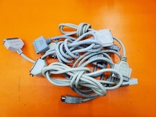 ⭐️⭐️⭐️⭐️⭐️ **Lot of 5** 6ft White/Gray Parallel Cables