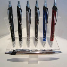 TERZETTI JUPITER GOLD BALLPOINT PEN+ VELVET POUCH-METAL BODY QUALITY PEN