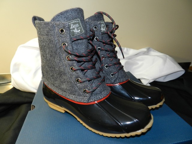 women's gray duck boots