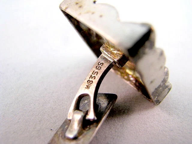 Görlitzer Manschettenknöpfe massiv Silber W 835 GS um 1920 - Bild 3 von 3