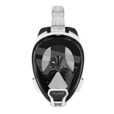 Ocean Reef Aria QR Full Face Snorkeling Mask - White S/M Used