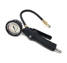 MANOMETRO A GLICERINA PISTOLA MISURA PRESSIONE GOMME PNEUMATICI AUTO BAR PSI