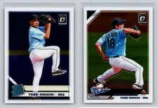 Yusei Kikuchi 2019 Donruss Optic Rookies TR-1 Baseball Card #77 Rated RC ERROR