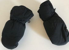 Rugged Bear Lined Kids Waterproof Black Mittens Snow Ski XS