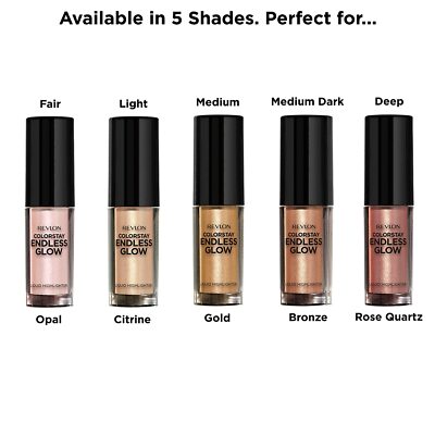 Revlon Colorstay Endless Glow Liquid Highlighter, 0.3 Ounce Choose Shade