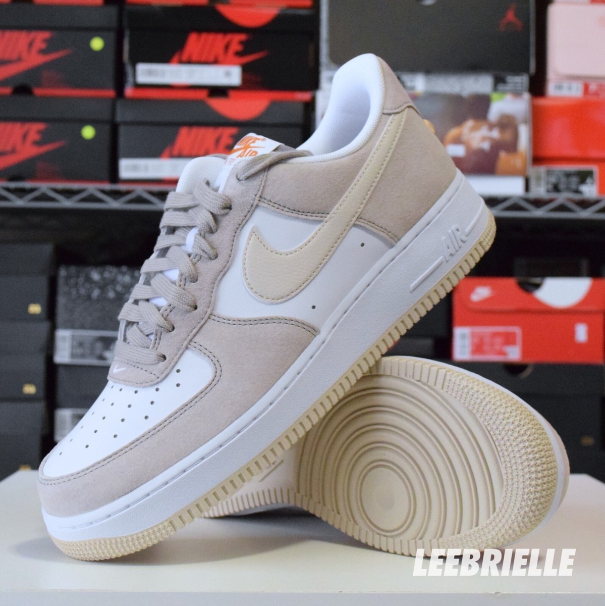 Nike Air Force 1 '07 AF1 College Grey Light Orewood Brown White