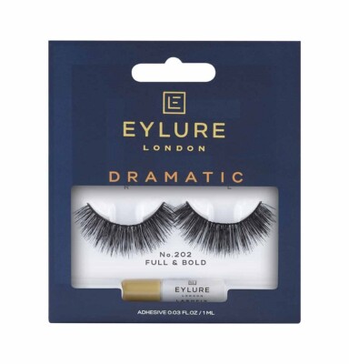 5011522060521 Eylure Dramatic Lashes sztuczne rzęsy z klejem efekt teatralny No.