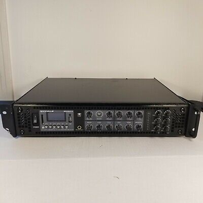 Rockville RCS350-6 350 Watt 6 Zone 70v Commercial/Restaurant Amplifier