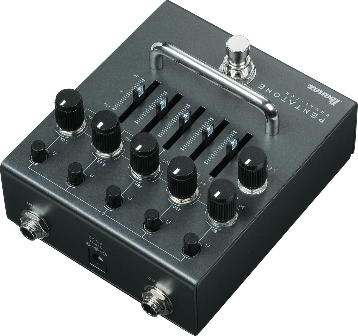 ギター Ibanez PENTATONE EQALIZER PTEQ Ibanez PTEQ Pentatone 5-band Parametric EQ Pedal | Sweetwater