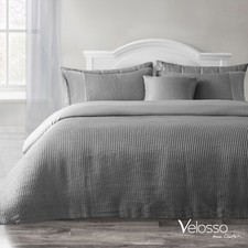 Image of Waffle Duvet Cover Pillowcase Bedding Set Luxury Soft Weave Jacquard Easy Care