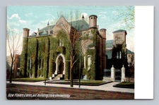Postcard CT New Haven Connecticut Yale University Art Building vintage