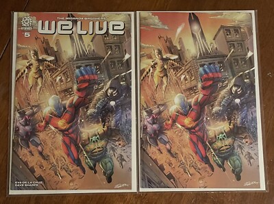 We Live #5 3rd Print First Palladions Virgin & Trade Set Redcode Variant Hot Key