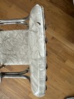 Vintage Chrome Doll High Chair w/Crackle Gray Formica & Vinyl by Ambassador Jr — photo 6