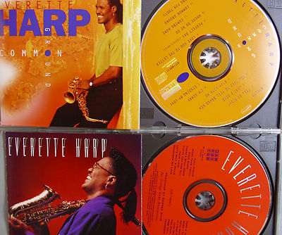 Everette Harp- Same- MANHATTAN 92/ Common Ground- BLUE NOTE 94- 2 CDs