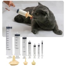 Syringe for Pet Feeding Oral, Medicine Syringes for Nursing Puppies and Kittens