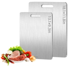 Double-Sided, Kitchen Cutting Board,100% Pure Titanium Cutting Board, 2PACK.....