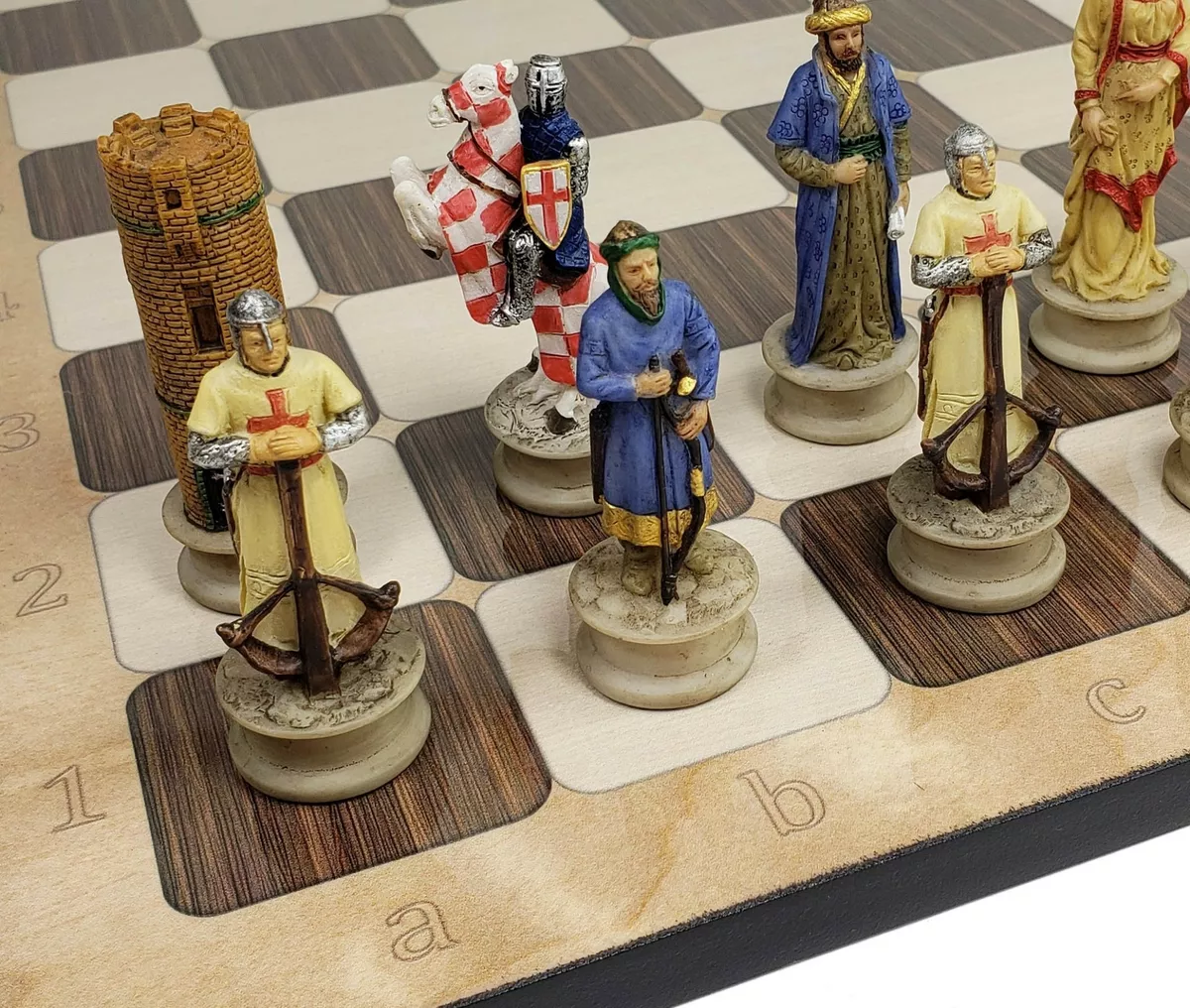 Chess Pieces Wooden Religious Chess Pieces 