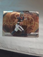 2023 CJ Stroud Panini Prizm Football Rookie #F-10 Fireworks RC - Houston Texans