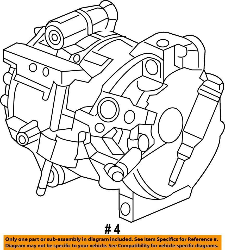 Compresor de aire acondicionado usado para: Honda Odyssey 2018 grado B Foto 4 de 4