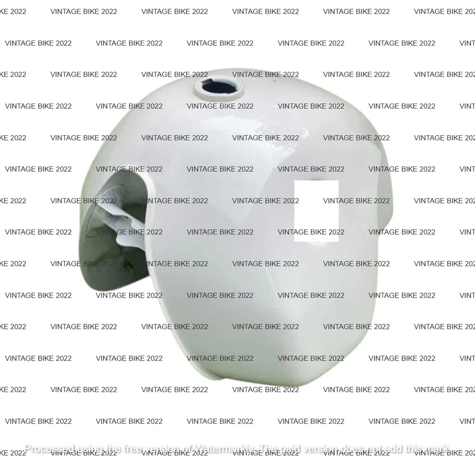 APTO PARA BMW R80 GS PARIS DAKAR 32 LITROS BLANCO ACERO GAS COMBUSTIBLE TANQUE GASOLINA + TAPA Foto 2 de 4