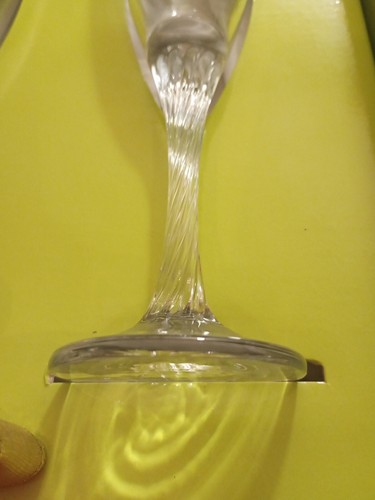 Due Calici Champagne Vetro E Argento Laminato - Foto 5 di 8
