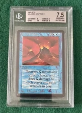 Volcanic Eruption - BETA - MTG - BGS 7.5 - NEAR MINT+. More MTG In My Store.