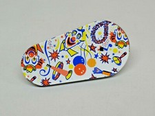 Vintage Tin Litho Noisemaker Spinner Style Clown Motif