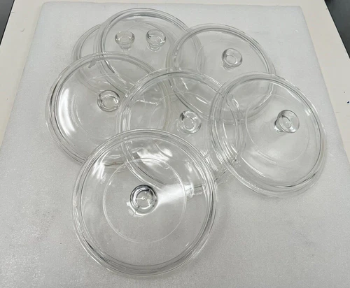 Pyrex P-83-C Clear Glass 7" Round Corning Ware Replacement Lid Only EUC