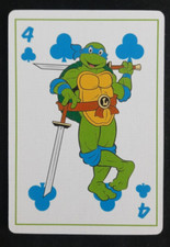 2023 Teenage Mutant Ninja Turtles Playing Card Leonardo 4 Clubs