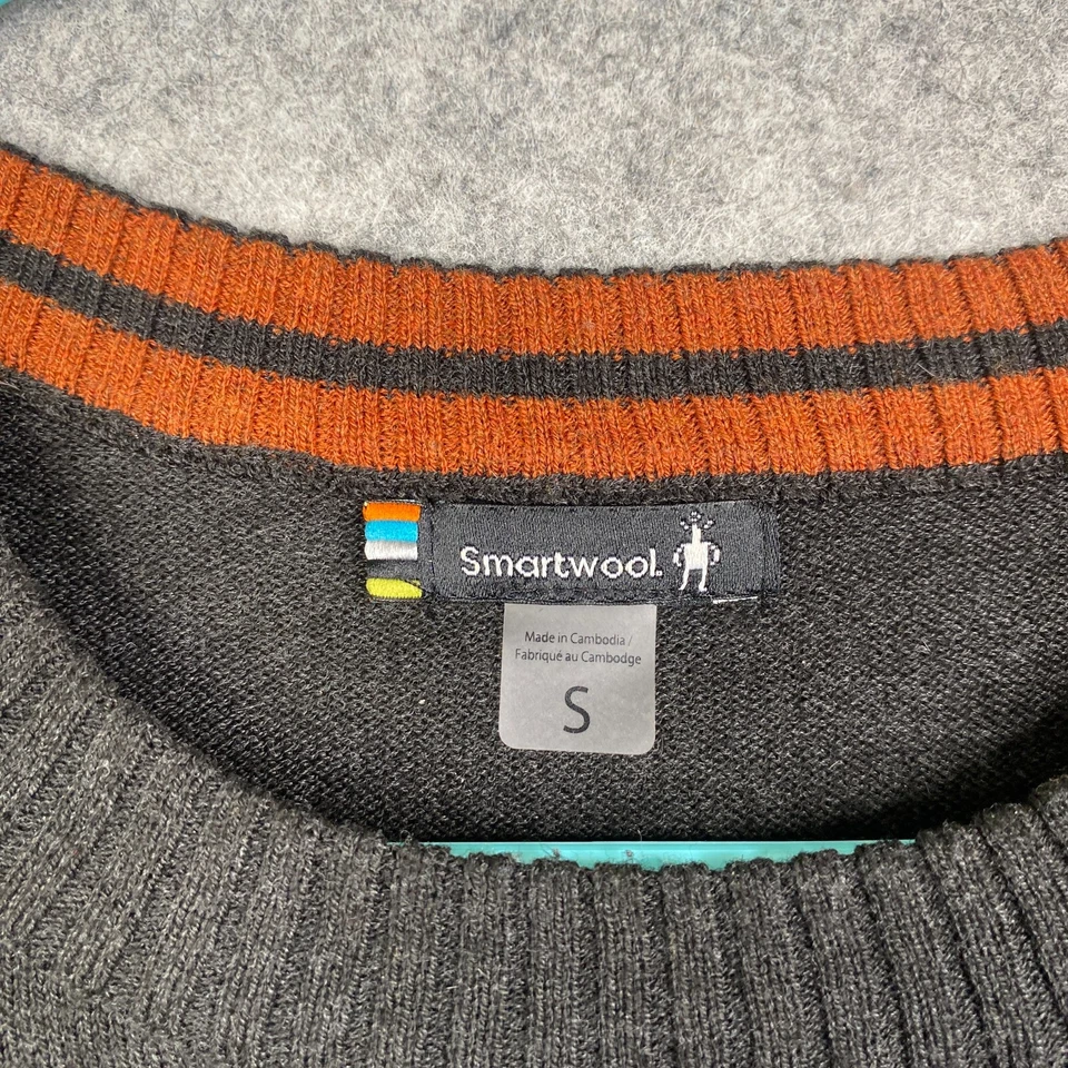 Smartwool Sweater Adult Small Polyester Wool Blend Midweight Layering Outdoor - Image 4 of 4