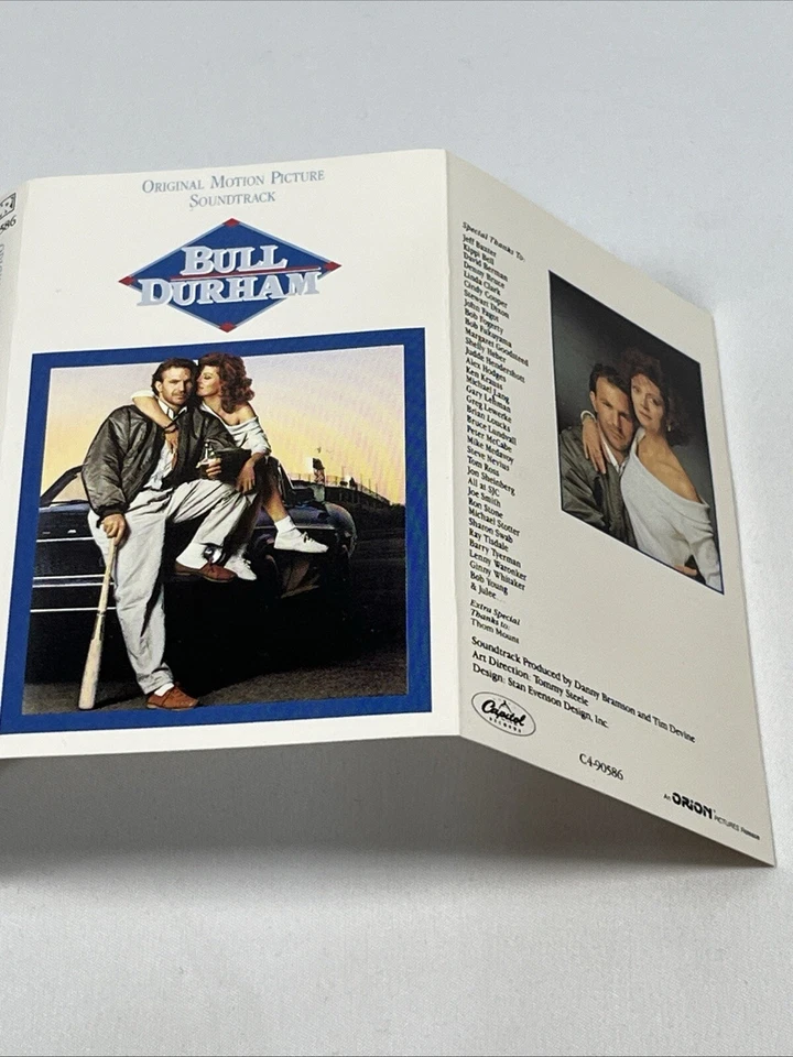 Кассета саундтрека Bull Durham 1988, Capitol Fogerty Cocker Thorogood Vaughn - Изображение 4 из 4