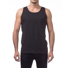 Image of 3 PACK PROCLUB MENS COMFORT TANK TOP PRO CLUB CASUAL SLEEVELESS SHIRT GYM SUMMER