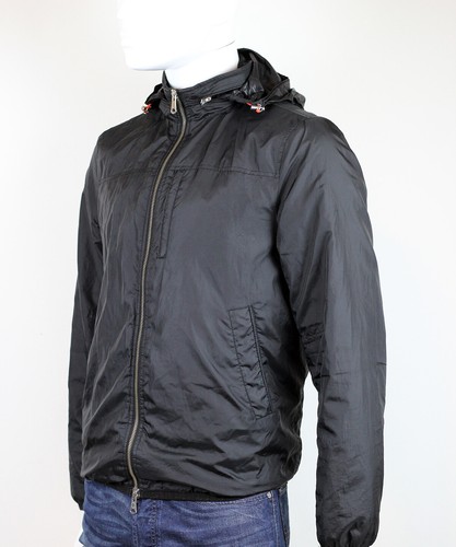 J LINDEBERG MENS BLACK HOODED JACKET 
